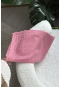 Bloom Desen İpeksi Jakar Şal - Şeker Pembe